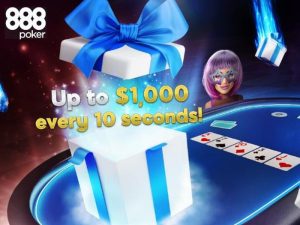 888poker запустил фрироллы Gift Drops: как получать билеты и другие призы
