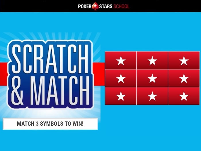 Карта удачи PokerStars School что можно выиграть в акции Scratch & Match