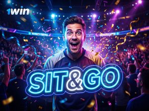В 1win Poker доступны Sit&Go ― одностоловые турниры с быстрым режимом игры