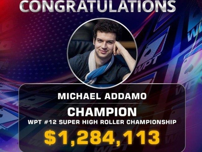 Аддамо затащил турнир суперхайроллеров WPT WOC, а Мартиросян выиграл лидерборд серии