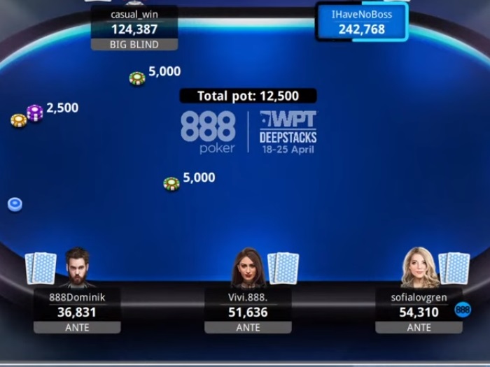 Три амбассадора 888poker сыграли за финалкой турнира хайроллеров WPT DeepStacks