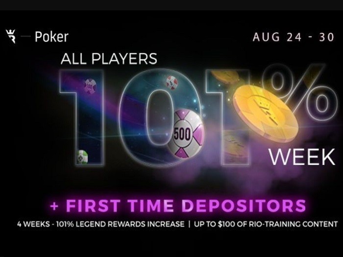 Run It Once Poker отмечает выход из бета-тестирования неделей рейкбека 101%