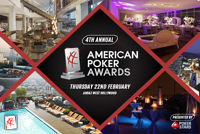 Объявлены номинанты премии American Poker Awards 2017