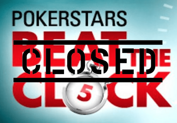 PokerStars убрали турниры Beat the Clock