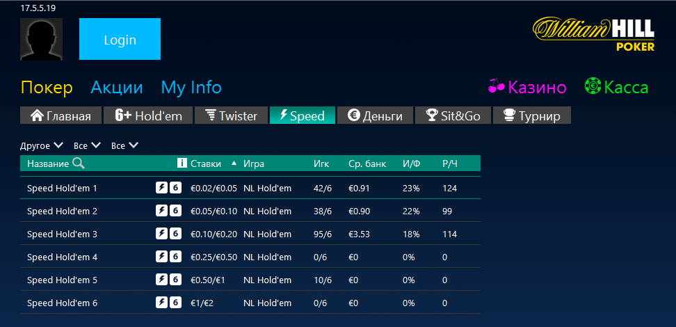 Обзор приложения William Hill на Android Бонус для новых игроков William Hill Poker