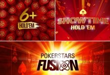 6+ Hold'em, Showtime и Fusion вернутся на PokerStars в формате турниров
