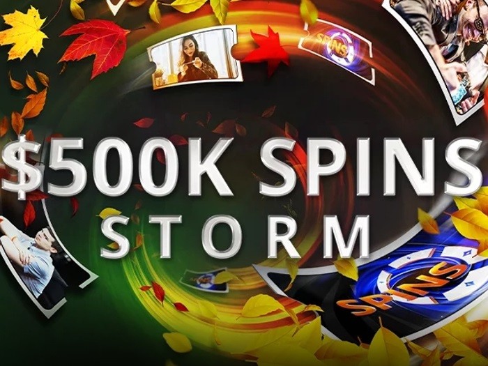 Акция Spins Storm на partypoker: $500,000 в лидербордах и фрироллах