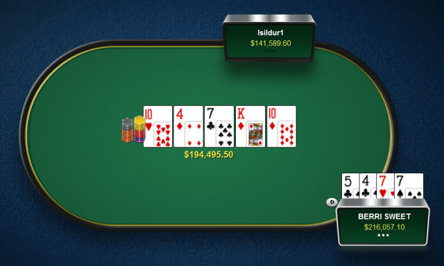 BERRI SWEET vs Viktor Isildur1 Blom - $200-$400 PLO