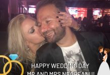 Даниэль Негреану женился на ведущей покерных шоу Аманде Лезерман