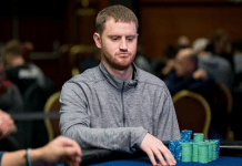 Дэвид Питерс чиплдер Главного события PCA 2018 в ТОП-16