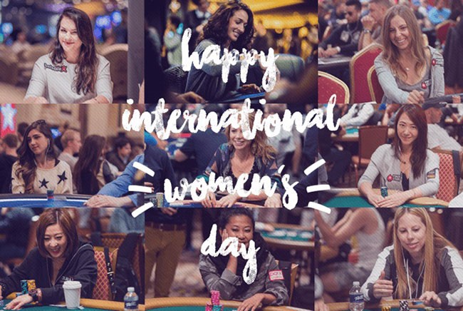 Female Poker Players Celebrate International Women’s Day