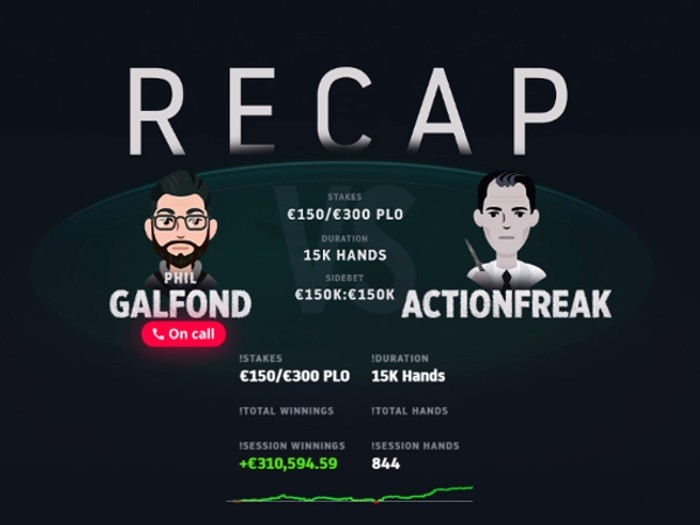 Фил Гальфонд выиграл €310,000 за одну сессию поединка с «ActionFreak»