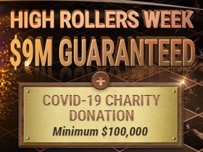 GGNetwork проведет серию High Rollers Week $9,000,000 GTD и пожертвует часть призов на борьбу с коронавирусом