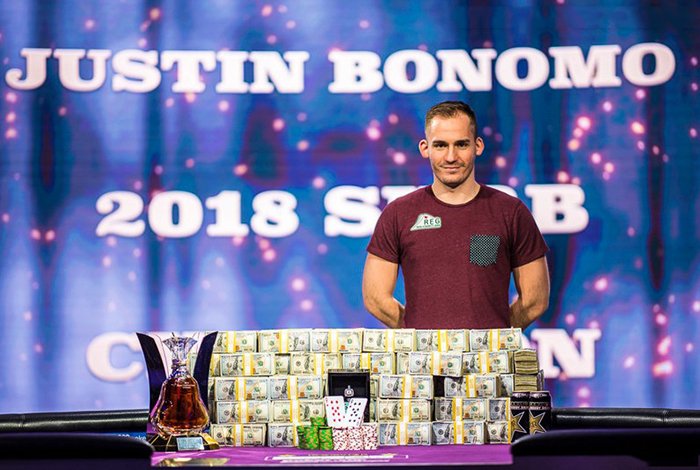 Бономо получил $5,000,000 за победу в Super High Roller Bowl 2018
