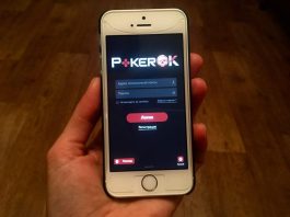мобильное приложение PokerOK на айфоне
