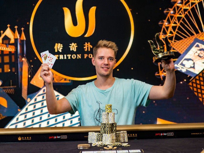 Линус «LLinusLLove» Лелигер оформил свою первую крупную победу в офлайне на Triton Poker Series