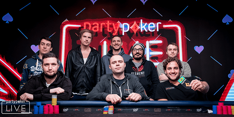 ME partypoker LIVE MILLIONS Germany final table