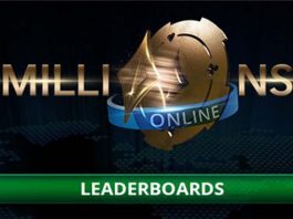 MILLIONS Online leaderboards