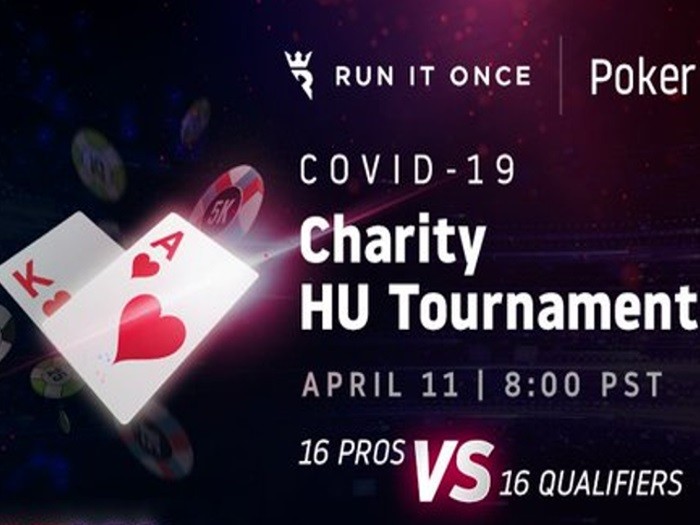 На Run It Once Poker пройдет хедз-ап турнир для сбора средств на борьбу с COVID-19