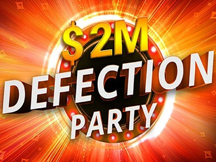 На partypoker стартовала акция $2M Defection Party: призы за логин и задания, кэшбек и лидерборды