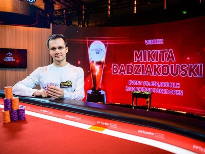 Никита Бодяковский выиграл турнир на British Poker Open и поднялся в рейтинге All Time Money List