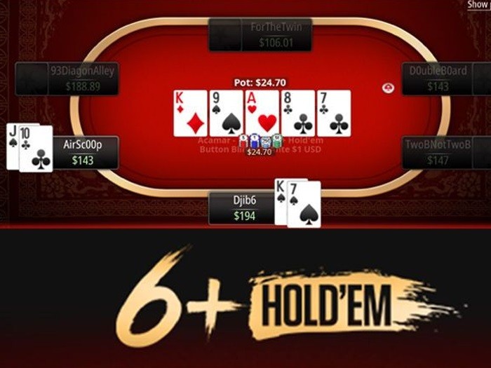 6+ Holdem появился на PokerStars для игроков Дании и Эстонии