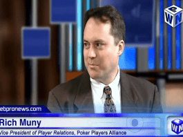 Rich Muny, Vice President of the Poker Players Alliance (PPA),