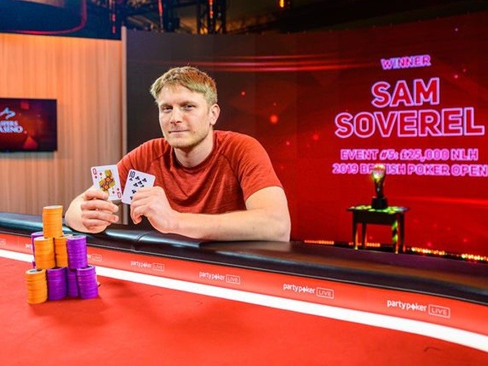 Сэм Соверел возглавил рейтинг British Poker Open после победы в турнире за £25,000