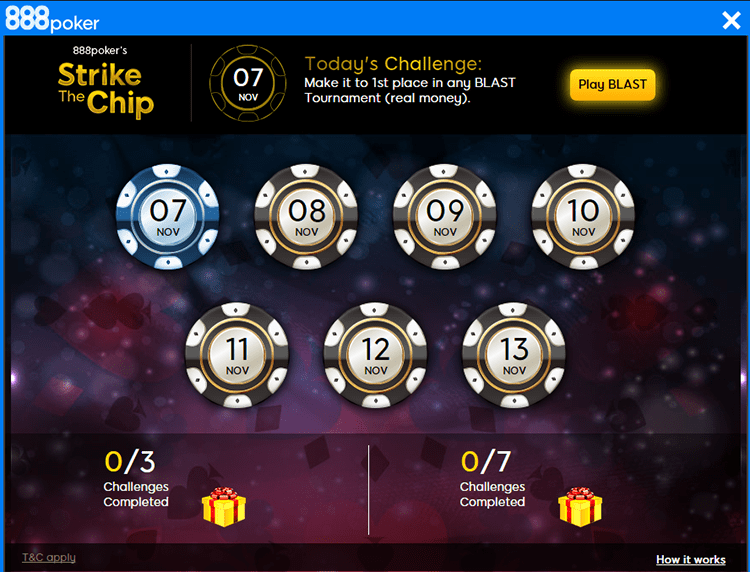 Strike a Chip 888poker lobby 2