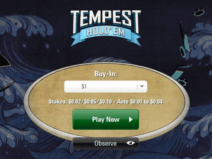 Tempest Holdem: правила и тонкости