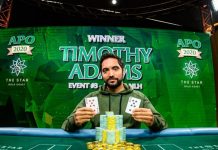 Тимоти Адамс обыграл Стивена Чидвика в хедз-апе Australian Poker Open Event #3 A$25,000