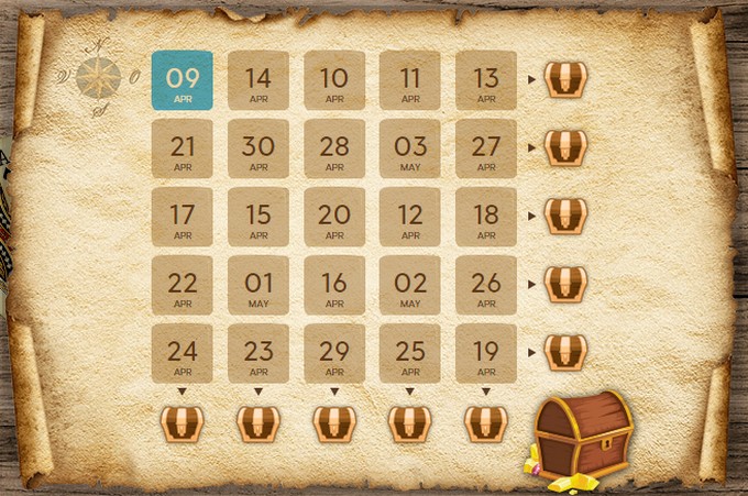 Treasure Quest map