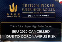 Triton Poker окончательно отменил серию в Чеджу из-за коронавируса