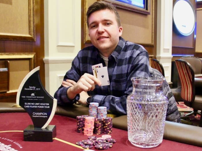 Украинец Валентин Шабельник выиграл Главное событие на серии Card Player Poker Tour Venetian