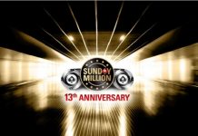 Юбилейный Sunday Million пройдет в апреле с гарантией $10,000,000