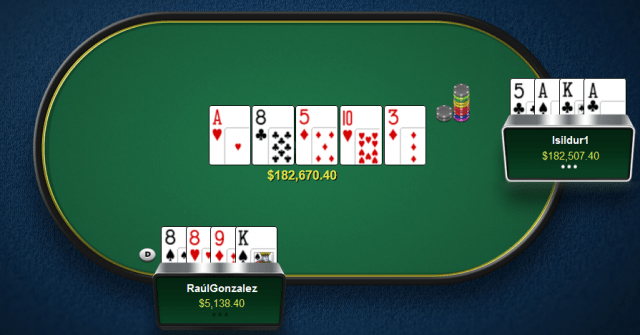 Viktor Isildur1 Blom vs RaulGonzales - $200-$400 PLO