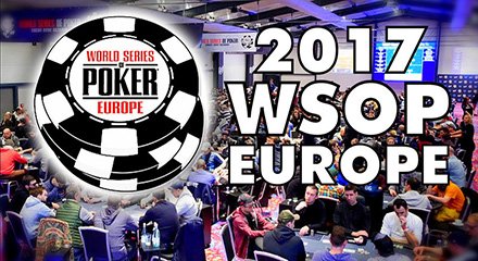 Анонсировано расписание World Series of Poker Europe (WSOPE) 2017