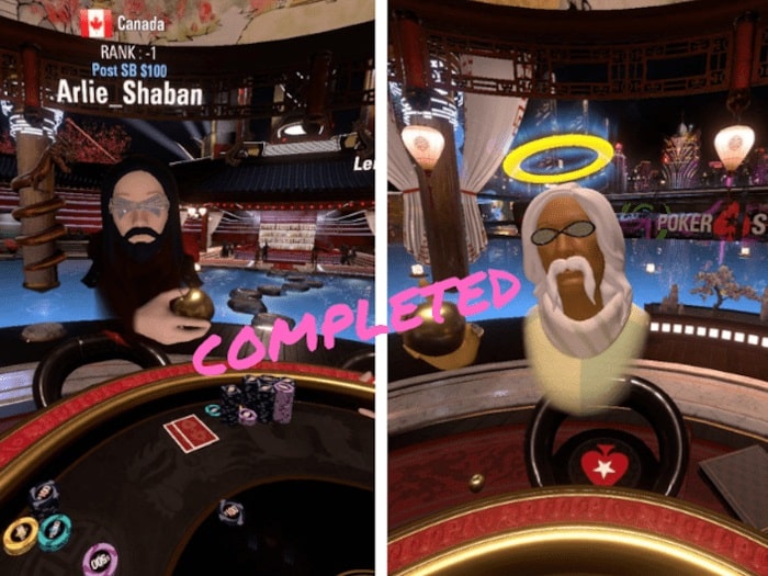 Арли Шабан сыграл в PokerStars VR и выполнил предпоследнюю миссию челленджа