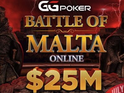 На GGPokerOK пройдет серия Battle of Malta с гарантией $25,000,000