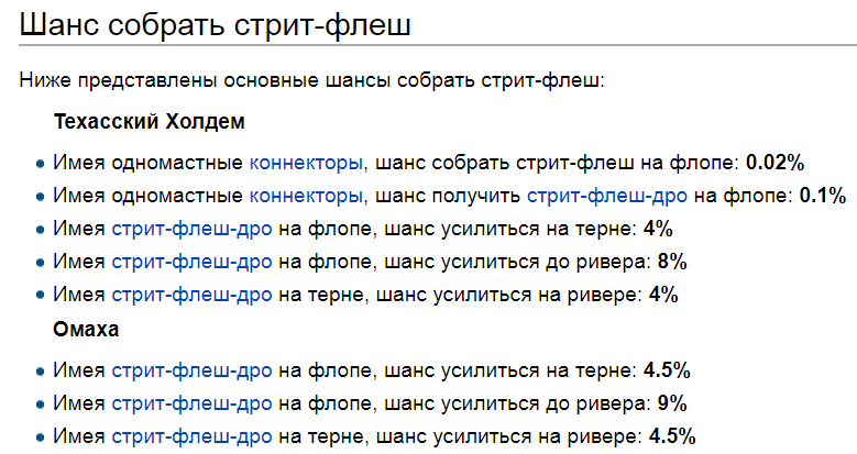 Какой шае. Шанс выпадения стрит флеша. Вероятность стрифлэша. Вероятность выпадения стрит флеша. Стрит флеш с флопа вероятность.