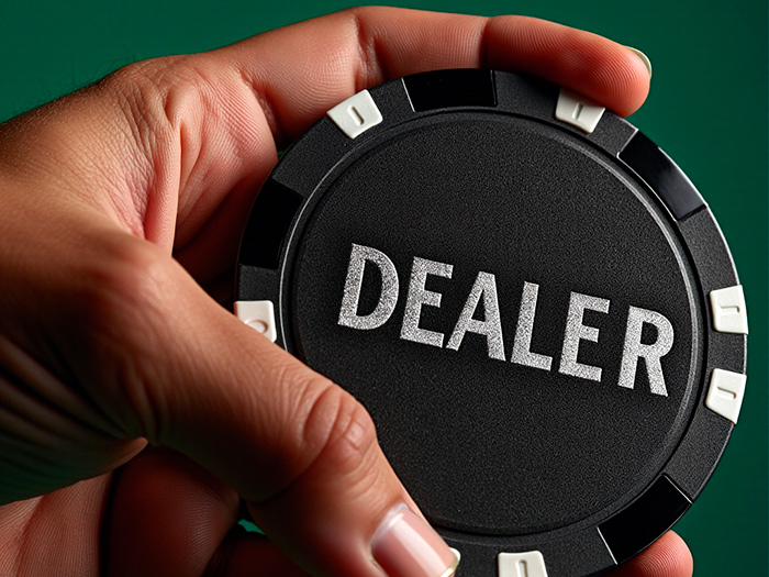 Фишка дилера в покере