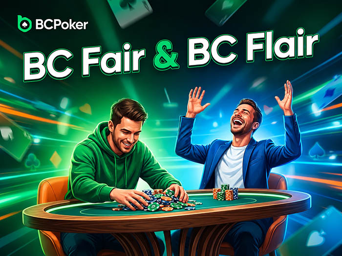 BC Fair & BC Flair: BCPoker выплачивает награды за крупные поражения и выигрыши