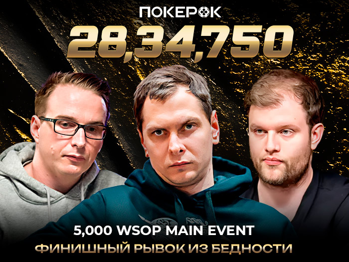 Анатолий Злотников в финале Main Event WSOP Online