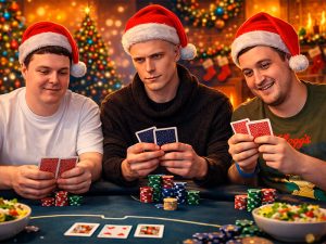 Праздники, новогодние обещания, грандиозные планы и первые успехи наших покеристов: обзор социальных сете