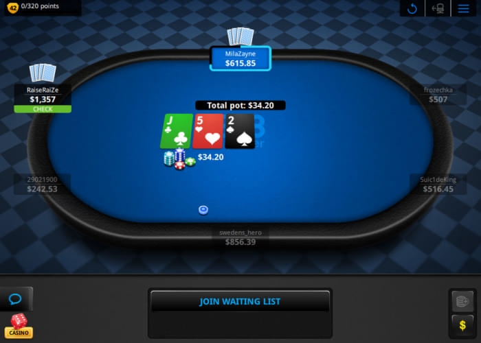 Раздача на 888poker