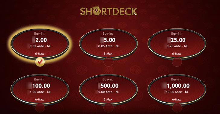 Анте и бай-ины на partypoker