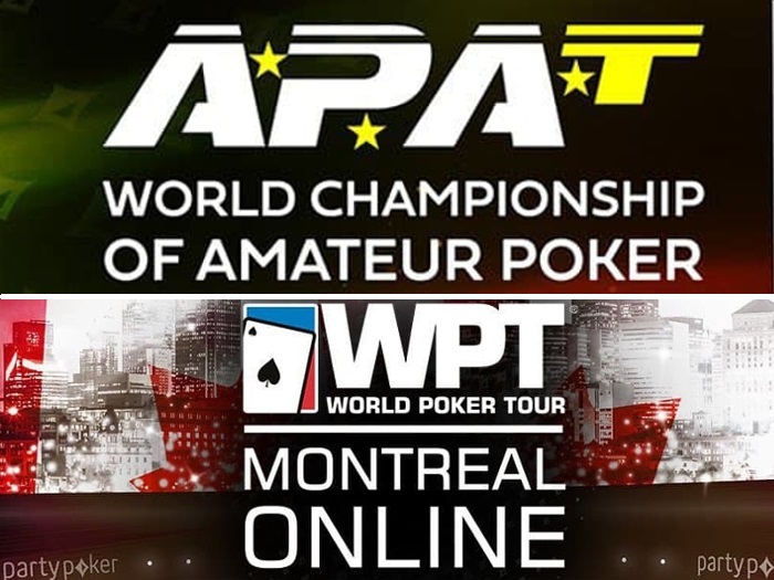 На partypoker стартовал Мировой чемпионат любительского покера и серия WPT Montreal Online