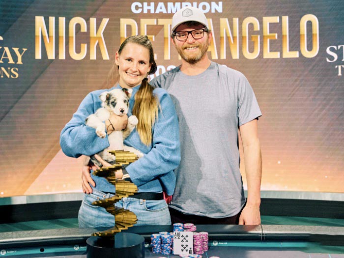 Ник Петранджело выиграл два финальных этапа Stairway to Millions, заработав $1,593,000