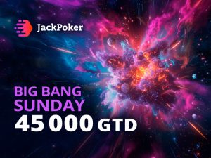 В начале мая JackPoker традиционно проведет Big Bang Sunday с гарантией $45,000