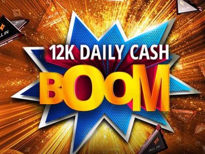 Partypoker увеличил призовые акции Daily Cash Boom до $12,000 в день